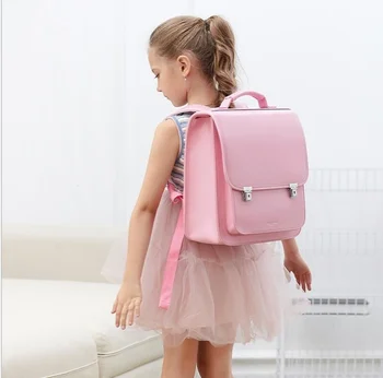 Японски училищен раница за момичета, детски ортопедичен раница, чанта, за книги, детски ПУ японската училищна чанта ученическа раница, чанта за деца
