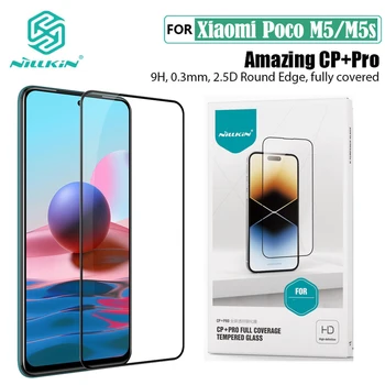 За Xiaomi Poco M5s M5 Закалено Стъкло Nillkin CP + PRO Ултра-2.5 D полноклеевой екран Протектор За телефон Poco M5s Стикер