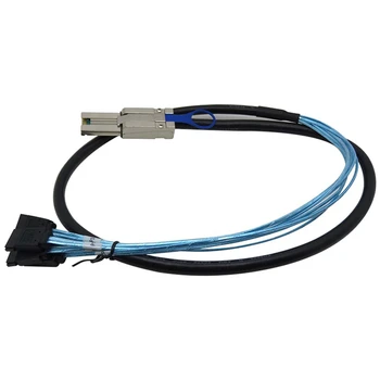 SFF8088 MINI SAS от 26P до 4SATA дисков масив карта твърд диск сървър кабел за предаване на данни кабел за предаване на