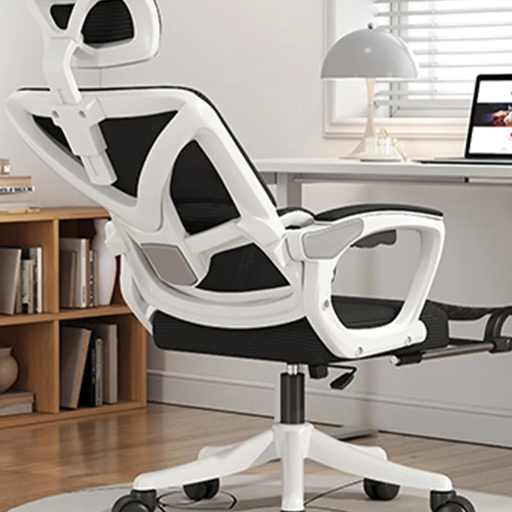 Ергономичен дизайн за офис стол, домашен компютърен стол, подобно на гъба тъкан, дишаща мрежа, мека и удобна, ниско ниво на шум2