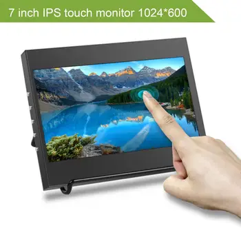 7-инчов LCD монитор с универсален разширяването на допир екран, съвместим с HDMI портативен гейминг монитор за лаптоп, аксесоари за КОМПЮТРИ