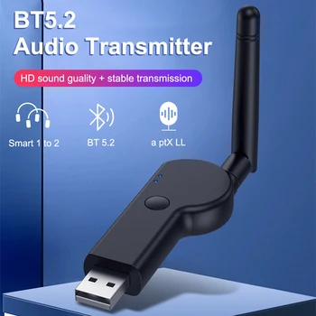 Аудиоадаптер компютърен Bluetooth съвместим предавател
