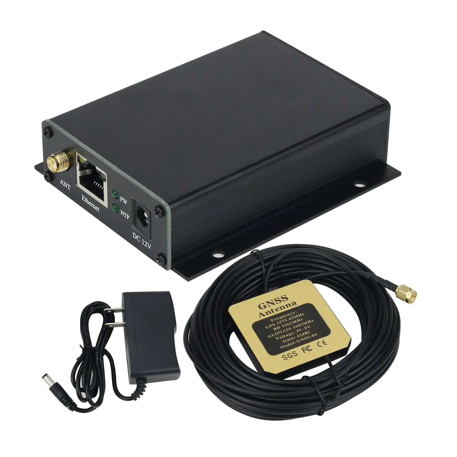 FC-КТМ-МИНИ сървър NTP Тенис на мрежов сървър за време с един порт Ethernet за GPS Beidou GLONASS QZSS0