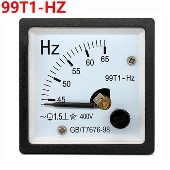 Показалецът 99T1-HZ 48*48 мм м hz ac 45-65 Hz 380 220 В 48x48 mm аналогов частотомер