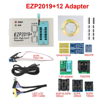 Електронни компоненти Spi Flash програмист, удобен за носене високоскоростен адаптер Ezp2019, преносима автономна копие, високо качество