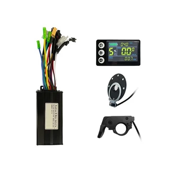 Електрически скутер, литиева батерия, изменено цветен LCD екран-S866, уред 26A, контролер, усилвател на мощност, набор от педала на газта, аксесоари