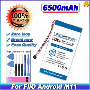 6500 mah Батерия За Fiio M11 Акумулаторна Батерия 4-кабелен Щепсел За FiiO Android M11 HI-Fi, MP3 Музикален плейър, За да Fiio M11 Pro Player
