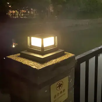 Градински градинска led лампа за слънчева батерия за озеленяване осветление на Едро 2023 Водоустойчива лампа за ограда монокристаллическая Гореща външна новост