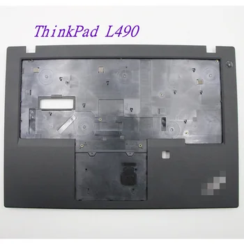 Нови/Оригинални за лаптоп Lenovo ThinkPad L490 Акцент за ръце C Капак главни Букви на Клавиатурата Bezel с Дупка за пръстови отпечатъци 02DM328 5CB0W74087