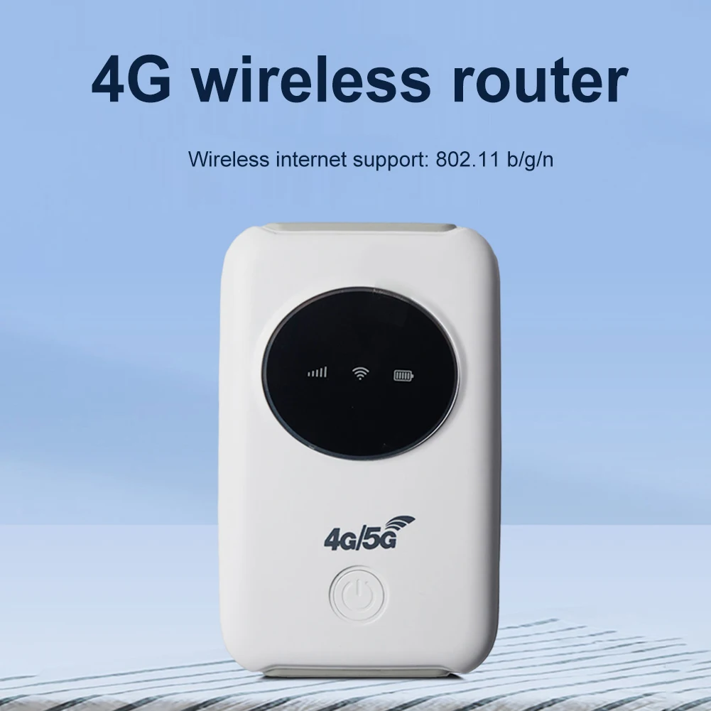 Портативен безжичен рутер 4G, 3200 ма, мобилен широколентов достъп, широк обхват, слот за SIM карти, 10 потребители Wi-Fi, безжичен модем LTE WiFi1