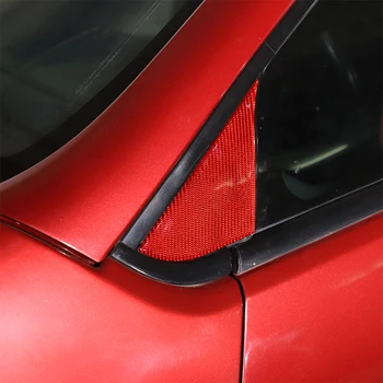 За Mitsubishi Eclipse 06-2011, автомобилна стойка от мека въглеродни влакна, триъгълен капак, рамка, накладки, стикер, автомобилни аксесоари