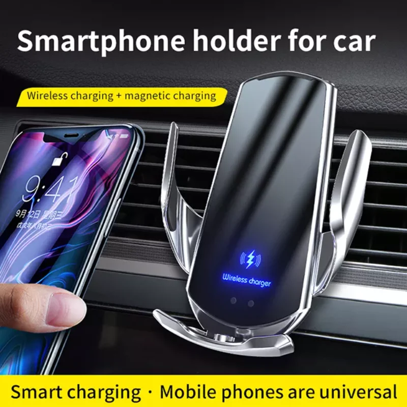 15 Вата Кола на Телефона Безжично Зарядно за iPhone 14 13 12 11 Pro Max Xiaomi Samsung Магнитна USB Индукционная Станция за Бързо Зареждане5