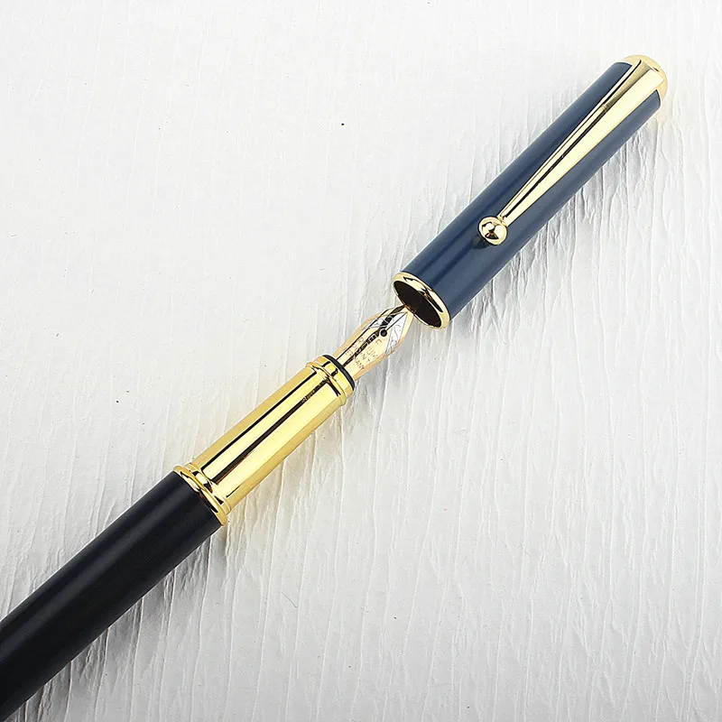 Луксозна метална писалка за писане Чернильная дръжка Ученически пособия химикалки за писане3