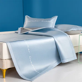 Лятна възглавница с лед, комплект от три елемента, машинно пране във вода, нескользящая мека възглавница за сън в гол, възглавница за кондициониране на въздуха