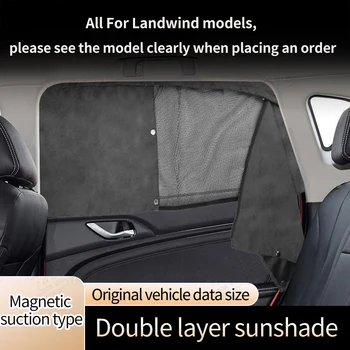 Автомобилни завеси в реален размер за Landwind X2 X5 X5 PLUS X7 X8 Xiaoyao