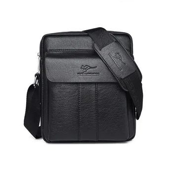 2023 Мъжка чанта през рамо, бизнес чанта-кенгуру, ежедневни мъжки чанти, модни корейската версия, чанта през рамо