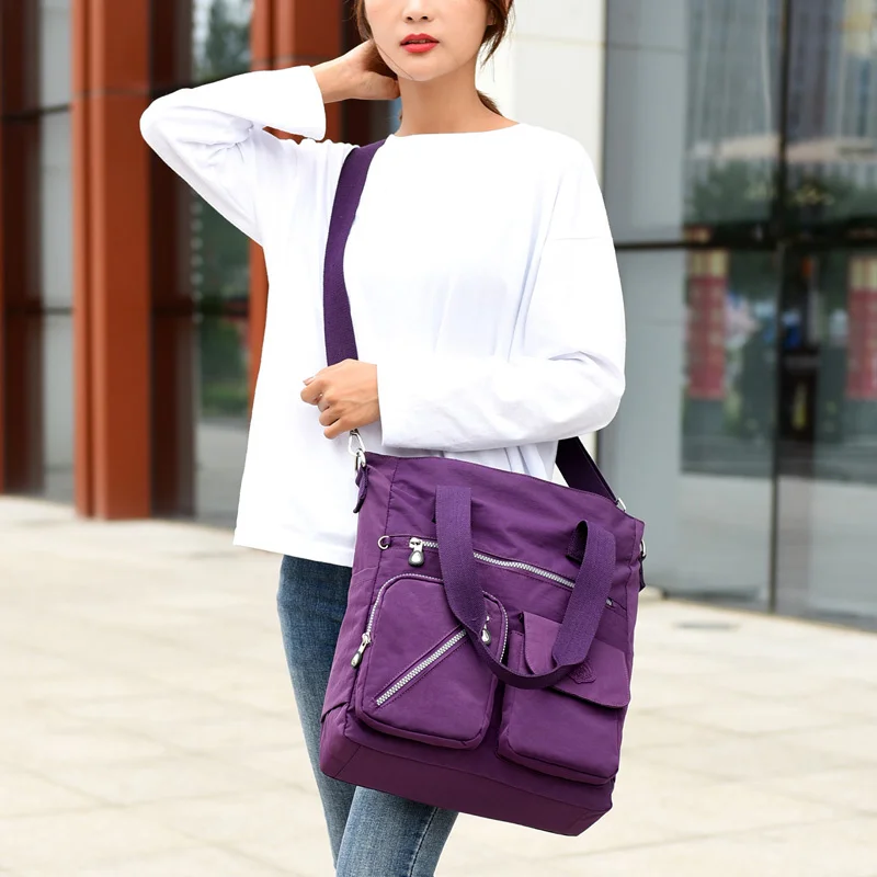 Чанта-месинджър с горната дръжка, дамски чанти, дамски чанти на известни марки, найлон плажна чанта през рамо, ежедневна чанта, дамски портфейл, чанта Bolsa5