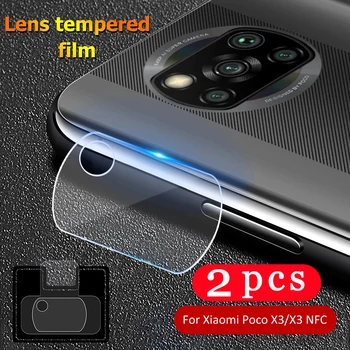 2/1 бр. защитно Помещение за xiaomi poco C3 X3 M3 Фолио за обектива на xiaomi poco M2 X2 F2 pro Камера протектор на екрана на вашия телефон от Закалено Стъкло
