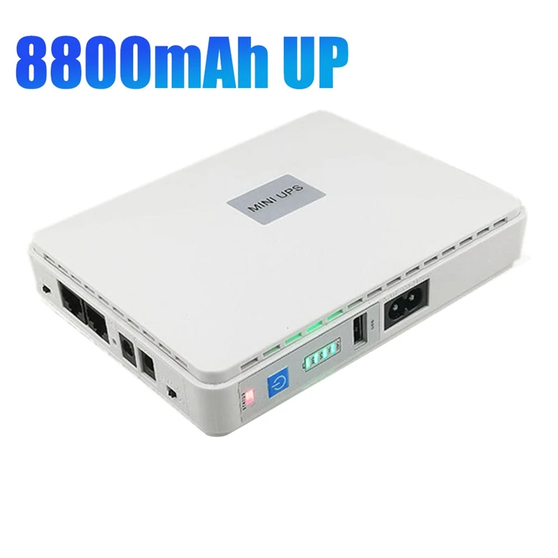 Мини UPS POE 15 ЗА 24 резервна батерия 8800 mah захранване за Wi-Fi рутер за ВИДЕОНАБЛЮДЕНИЕ (штепсельная щепсел САЩ)3