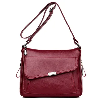 Дамски луксозни чанти от изкуствена кожа, дамски чанти на рамо, чанти-незабавни посланици за момичета, чанта през рамо, чанта-тоут с горната дръжка