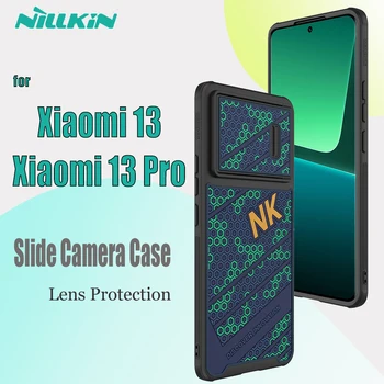 за Xiaomi Mi 13 Pro 5G калъф Nillkin 3D канава слайд-камера, защитен обектив, устойчив на удари калъф за Xiaomi 13 Xiaomi13