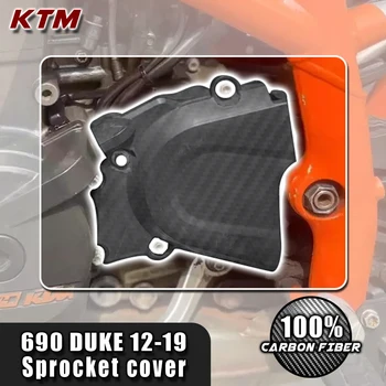 За KTM Duke 690 2012-2019 2018 100% 3K Сухи Детайли на каросерията Мотоциклет От Въглеродни Влакна, покриване на зъбни колела, Комплект Обтекателей, Аксесоари, Обтекатели