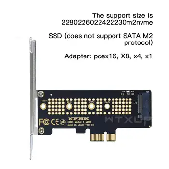 NVMe SSD NGFF За PCIE X16 Адаптер M Key Интерфейс карта на Поддръжка на PCI-e PCI Express Са 3.0 2230-2280 Размер M. 2 Mie Адаптер