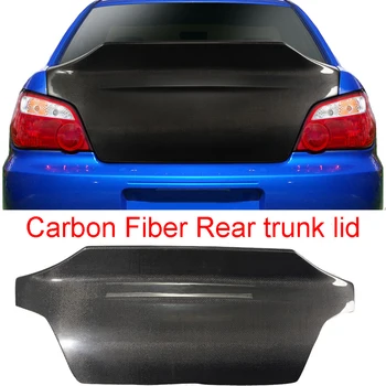 За Subaru Impreza WRX-STI 2002-2007 г. Модификация на капака на задния багажник от въглеродни влакна